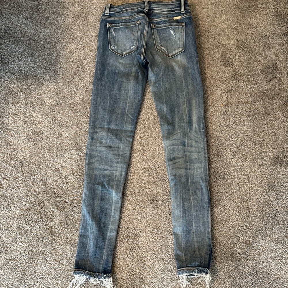 Kancan jeans size 25 mid rise ankle skinny